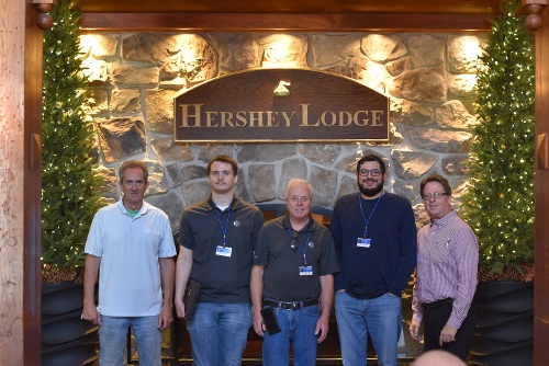 Convergent team at Hershey Lodge during cutover